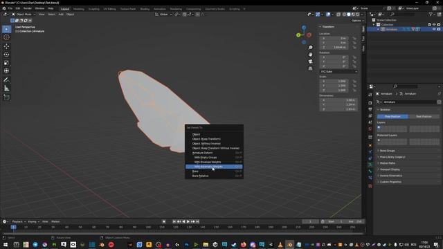 How to ADD Bones into any Asset (Blender / Unity Tutorial 2023) смотреть онлайн