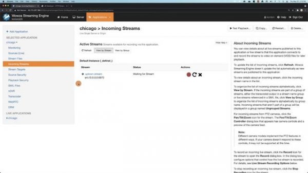 Sending an SRT Stream to Wowza Streaming Engine With Wirecast
