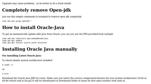 How to Upgrade Oracle JDK and remove old JDK settings? смотреть онлайн