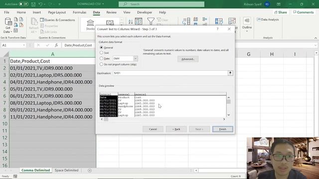 Memisahkan Data ke Dalam Beberapa Kolom dengan Text to Columns | Tutorial Excel смотреть онлайн