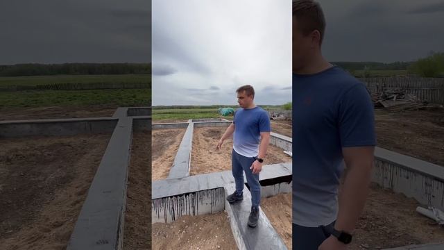 Свайный фундамент на монолитном ж/б ростверке. Дом 115 м2 с пристроенной террасой 17 м2. смотреть онлайн