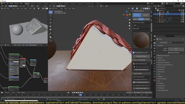 19 blender tips how to create a dirt mask using the ambient occlusion mask смотреть онлайн