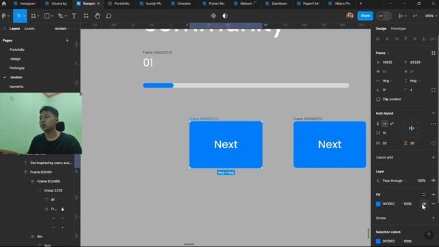 Creat on boarding design | Figma смотреть онлайн
