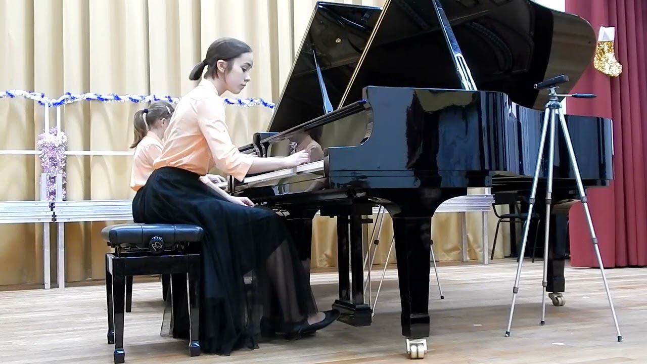 20. А. Цфасман - «Танцующие пальцы», исп. Мелехова София и Соловьёва Екатерина (5 и 6 класс) смотреть онлайн