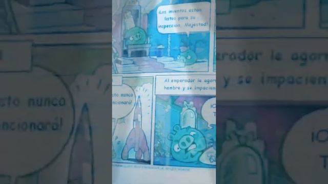 leyendo comics de angrybirds con Abigail. смотреть онлайн