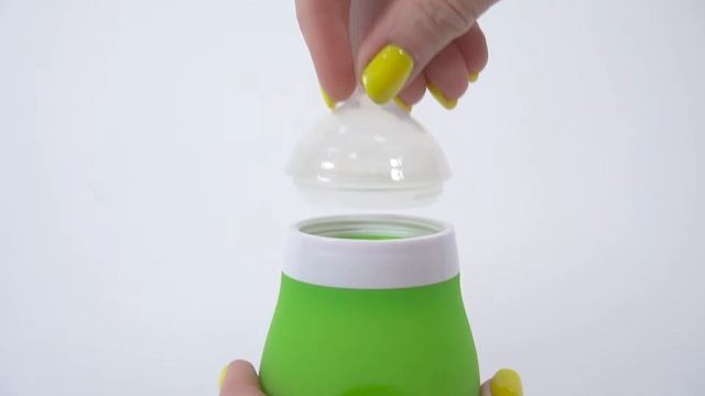 Munchkin ложка-бутылочка для первого прикорма зелёная 4+ 150 мл. смотреть онлайн