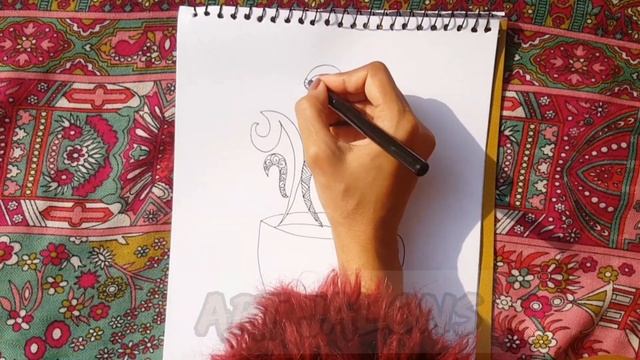 Sketch Doodle Coffee Cup | Doodle Art | Ayesha Shahid смотреть онлайн