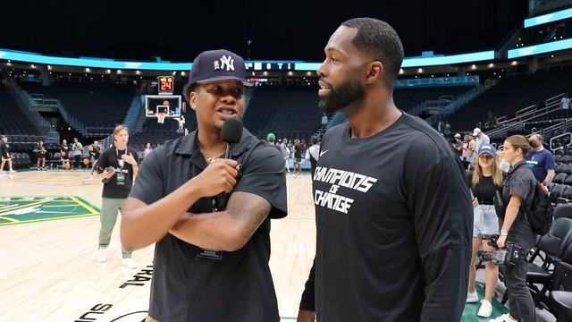 WE MET JAMAL CRAWFORD, SUE BIRD, & ISAIAH THOMAS! (Celebrity All-Star Game) | PC UNLEASHED смотреть онлайн
