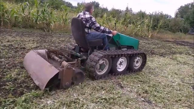 Заделка сидератов в почву|Green manure incorporation into the soil смотреть онлайн