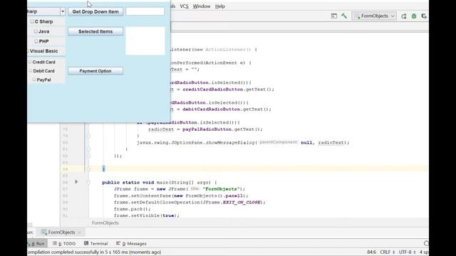 Java Wrong 1st argument type Found 'FormObjects', required 'java awt Component' Erorr смотреть онлайн