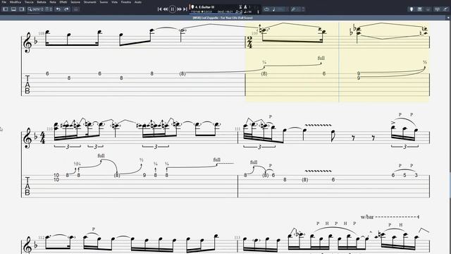 Led Zeppelin - FOR YOUR LIFE - Guitar Solo Tutorial (Tab + Sheet Music) смотреть онлайн