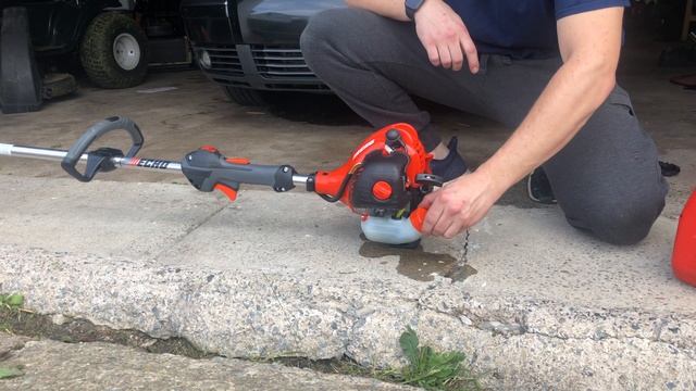 Overview and first start of the Echo SRM-225 string trimmer смотреть онлайн