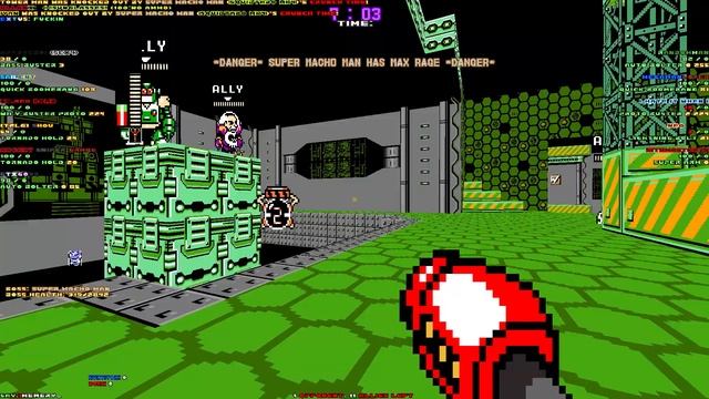 Megaman 8-Bit Deathmatch (MM8BDM) - Saxton Hale Mod Gameplay смотреть онлайн