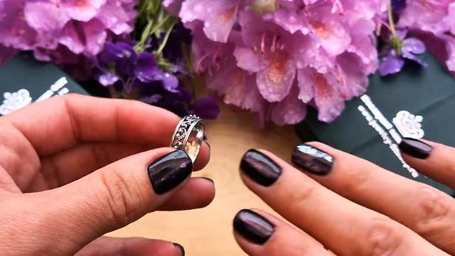 Серебряное кольцо Бисер 52191 смотреть онлайн