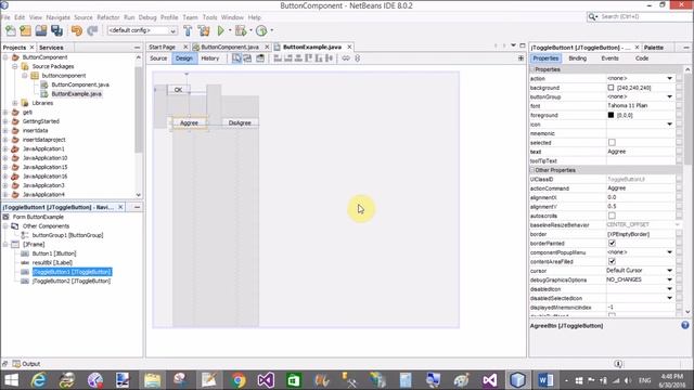 JButton, JToggleButton, ButtonGroup, JRadioButton, JCheckBox in Swing смотреть онлайн