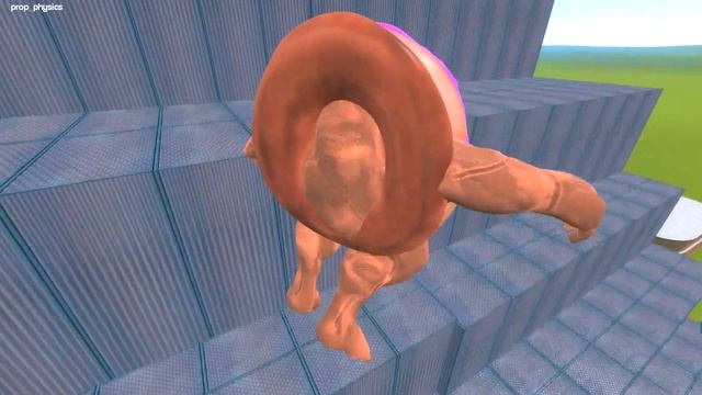 HOW FAR CLIMB STAIRS ROBOT SIREN HEAD & ROBOT CARTOON CAT! Gmod Garry's Mod Sandbox! смотреть онлайн