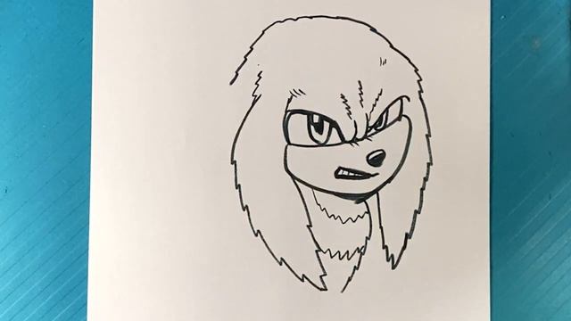 EASY How to Draw KNUCKLES - Sonic 2 Movie смотреть онлайн