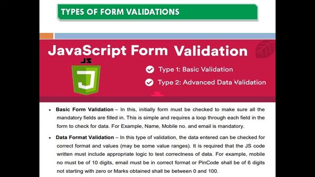 M2-R5 Web Design & Publishing | Form Validation in JavaScript | programmingpro смотреть онлайн