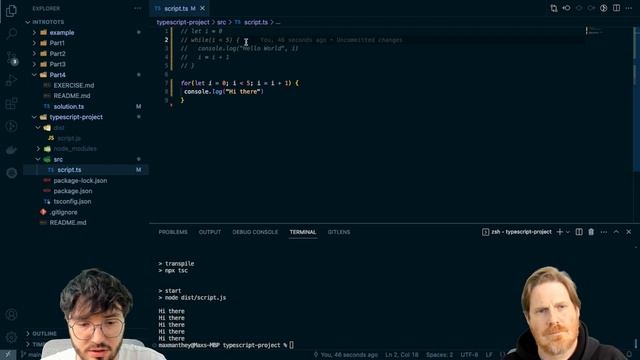 While & for Loops I TypeScript Basics #11 смотреть онлайн
