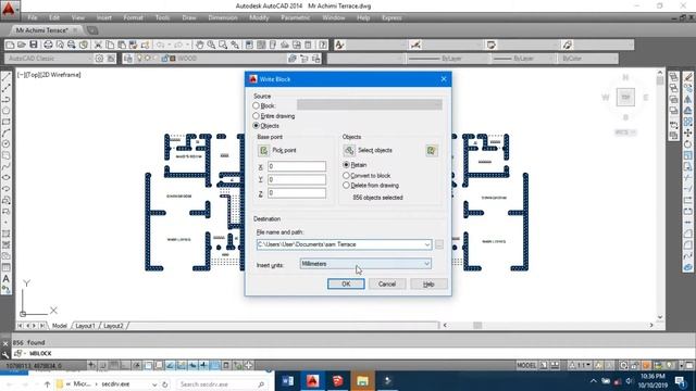 Importing AutoCAD drawing to Sketchup смотреть онлайн