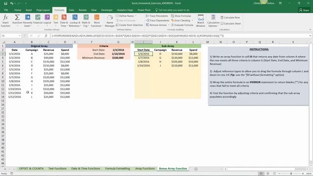 Microsoft excel [005-demo-using-the-evaluate-formula-tool ] смотреть онлайн