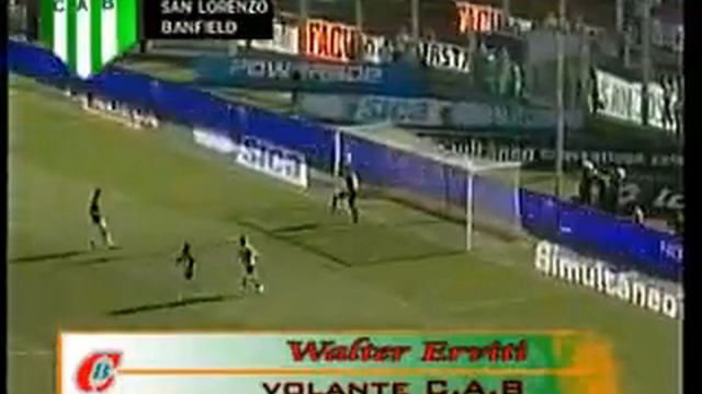 Walter Erviti: San Lorenzo 0 Banfield 1 08/11/09 смотреть онлайн