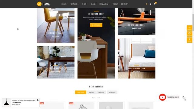 Hama - Store Furniture Home WooCommerce WordPress Theme Cody Hov смотреть онлайн