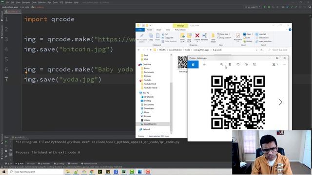 QR Code In 10 lines of Python Code | Generate and Access QR Code Easily Using Python смотреть онлайн