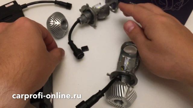 Светодиодные би-линзы CarProfi Bi-LED MINI G6 1.4", 5100K, под цоколь H4 (комплект 2шт.) смотреть онлайн