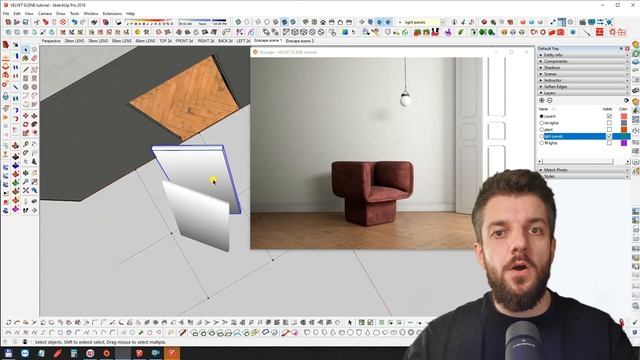 Enscape Velvet Material