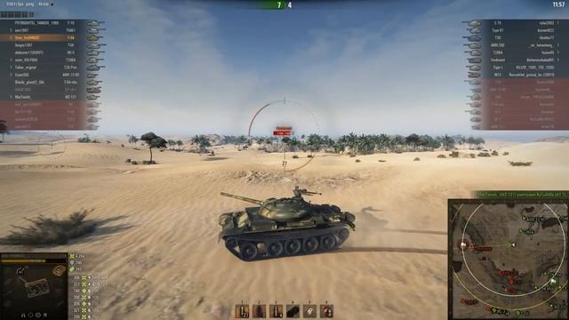 Т-54, Песчаная река, Стандартный бой смотреть онлайн