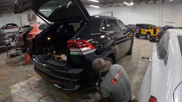 How to take apart a 2021 Volkswagen atlas se back bumper/tail lamp removal-how to do it yourself смотреть онлайн