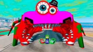 Эпические побеги Молнии Маккуина от монстра Молнии Маккуина в  BeamNG.Drive