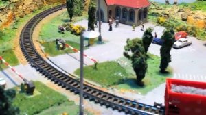 Макет железной дороги в масштабе 1:160