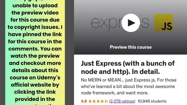 Just Express (with a bunch of node and http). In detail. смотреть онлайн