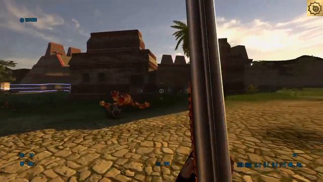 Прохождение Serious Sam Collection ( Крутой Сэм ) - Часть 13: Змеиные Дворы