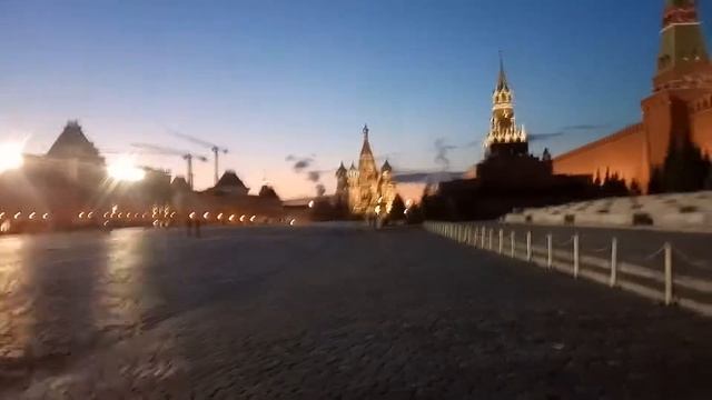 Рассвет на Красной площади 16 октября 2019. Москва смотреть онлайн