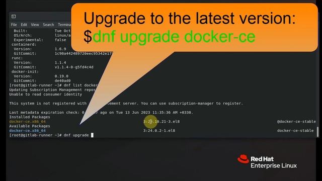 Upgrade Docker to Docker Engine version 24.0 смотреть онлайн
