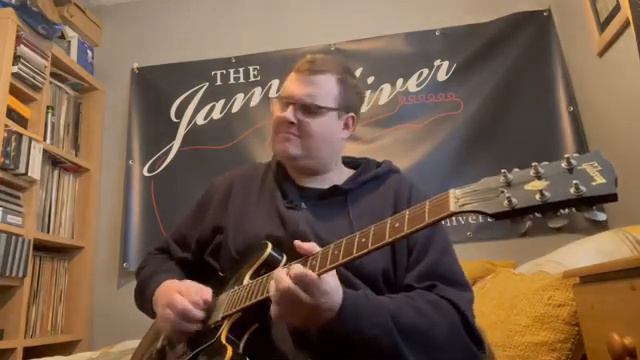 1991 Gibson Es 335 electric guitar review and demo by James Oliver смотреть онлайн