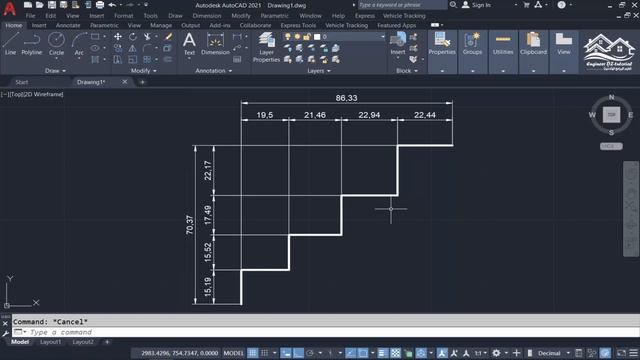 برمجية (Lisp) لعمل الأبعاد الأتوماتيكية العمودية و الأفقية لـ Polyline دفعة واحدة على AutoCAD смотреть онлайн