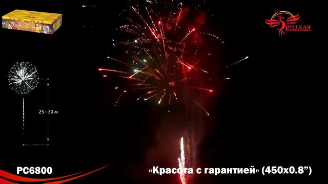 Фейерверк РС6800 Красота с гарантией! 0,8 х 450 залпов смотреть онлайн