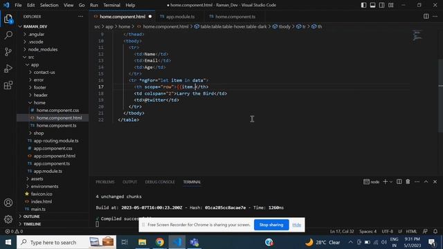 Angular 15 Part 4 | ngFor Loop Ng Derivatives | Tutorial 2023 смотреть онлайн