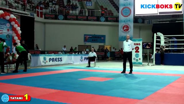 Keila Ivonne M. Estivariz (Meksika) vs Duygu Turan (Türkiye) KL F 50KG WAKO World Championships 201 смотреть онлайн