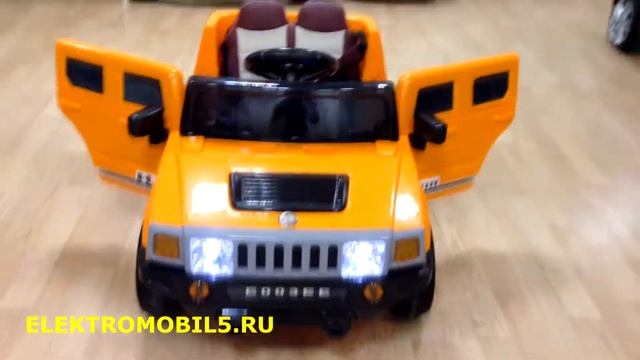 Hummer E003EE - обзор детского электромобиля смотреть онлайн