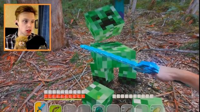 СМОТРИ ЗОМБИ МАЙНКРАФТ ВЫЖИВАНИЕ в РЕАЛЬНОЙ ЖИЗНИ! / РЕАКЦИЯ на ЗОМБИ АПОКАЛИПСИС в МАЙНКРАФТЕ смотреть онлайн