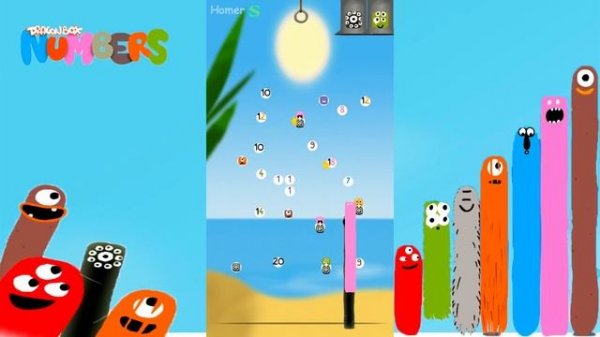 Fun Pirates Part 2 Puzzles - DragonBox: Numbers (iPad, iPhone, Android). Fun game for kids.