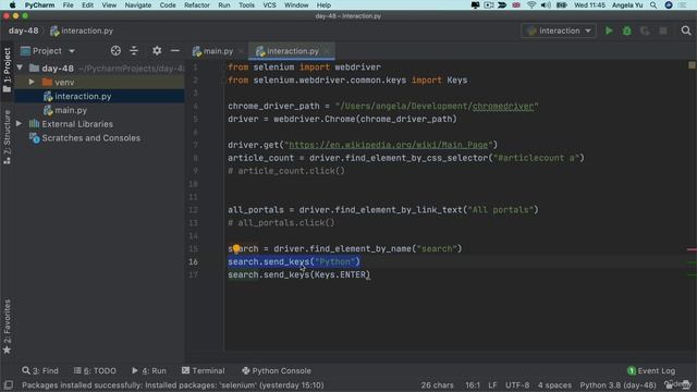 Day 48 - 417-How to Automate Filling Out Forms and Clicking Buttons with Selenium смотреть онлайн