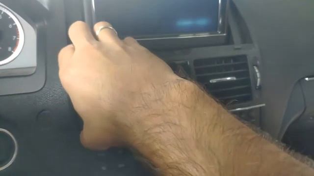 Mercedes C350 2008 W204 Как снять воздуховод Removal Air Duct Vent