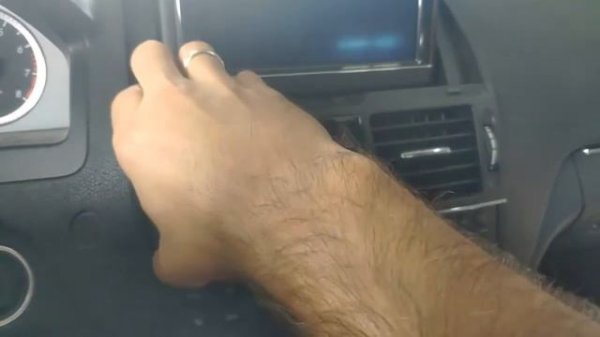 Mercedes C350 2008 W204 Как снять воздуховод Removal Air Duct Vent