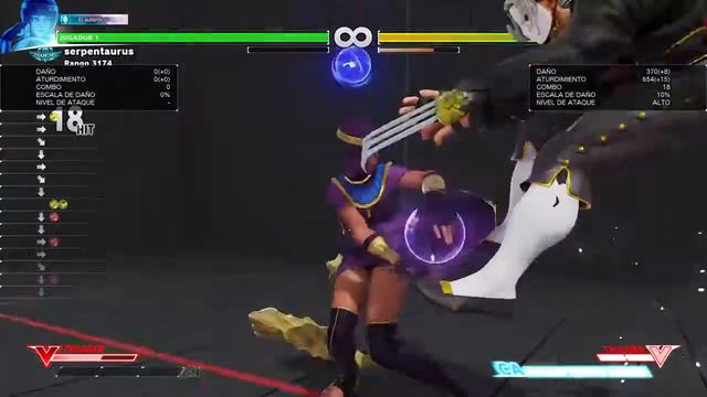 Menat day 1 vtrigger combo (530 dmg) - STREET FIGHTER V смотреть онлайн